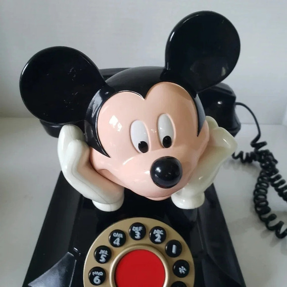 Vintage Disney Mickey Mouse Telemania Push Button Phone. - Picture 12 of 16